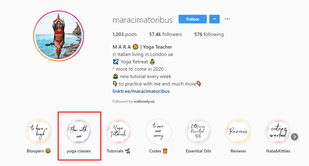 Mara Instagram-histories højdepunkter